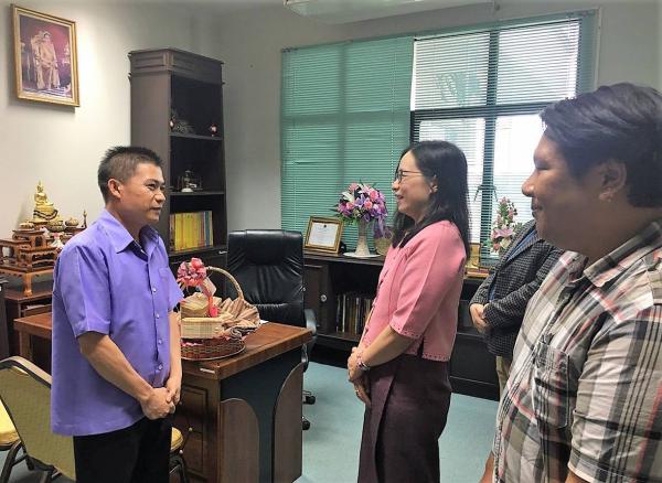 4. ผู้อำนวยการสำนักศิลปะและวัฒนธรรมเข้าพบท่านวัฒนธรรมจังหวัดกำแพงเพชร