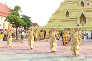 2. พิธีเปิดงานประเพณีนบพระ - เล่นเพลง และงานกาชาดจังหวัดกำแพงเพชร ประจำปี ๒๕๖๒