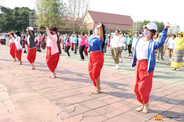 1. ซ้อมใหญ่การรำพุทธบูชา นบพระบรมธาตุ เนื่องในพิธีเปิดงานประเพณี นบพระ-เล่นเพลง และงานกาชาดจังหวัดกำแพงเพชร ประจำปี ๒๕๖๖