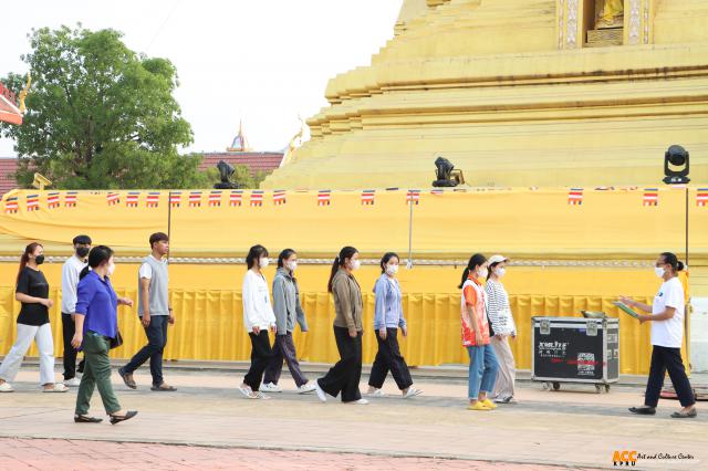 1. ซ้อมการแสดงพิธีเปิดงานประเพณี นบพระ-เล่นเพลง และงานกาชาดจังหวัดกำแพงเพชร ประจำปี ๒๕๖๖