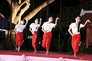 63. ซ้อมการแสดงเพื่อแสดงในกิจกรรมการแสดงดนตรีไทย นาฏศิลป์ไทย และนาฏศิลป์นานาชาติ "วันอนุรักษ์มรดกไทย"