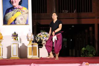 90. ซ้อมการแสดงเพื่อแสดงในกิจกรรมการแสดงดนตรีไทย นาฏศิลป์ไทย และนาฏศิลป์นานาชาติ "วันอนุรักษ์มรดกไทย"