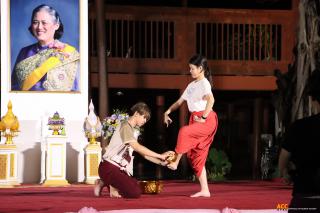 117. ซ้อมการแสดงเพื่อแสดงในกิจกรรมการแสดงดนตรีไทย นาฏศิลป์ไทย และนาฏศิลป์นานาชาติ "วันอนุรักษ์มรดกไทย"