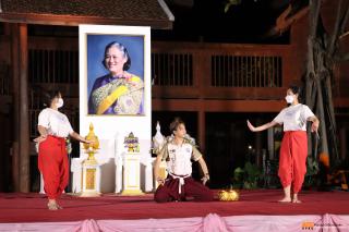 124. ซ้อมการแสดงเพื่อแสดงในกิจกรรมการแสดงดนตรีไทย นาฏศิลป์ไทย และนาฏศิลป์นานาชาติ "วันอนุรักษ์มรดกไทย"