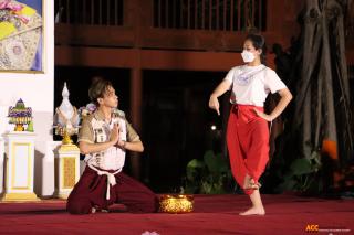 125. ซ้อมการแสดงเพื่อแสดงในกิจกรรมการแสดงดนตรีไทย นาฏศิลป์ไทย และนาฏศิลป์นานาชาติ "วันอนุรักษ์มรดกไทย"