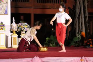 126. ซ้อมการแสดงเพื่อแสดงในกิจกรรมการแสดงดนตรีไทย นาฏศิลป์ไทย และนาฏศิลป์นานาชาติ "วันอนุรักษ์มรดกไทย"
