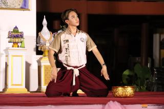 128. ซ้อมการแสดงเพื่อแสดงในกิจกรรมการแสดงดนตรีไทย นาฏศิลป์ไทย และนาฏศิลป์นานาชาติ "วันอนุรักษ์มรดกไทย"