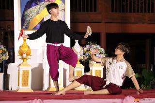172. ซ้อมการแสดงเพื่อแสดงในกิจกรรมการแสดงดนตรีไทย นาฏศิลป์ไทย และนาฏศิลป์นานาชาติ "วันอนุรักษ์มรดกไทย"