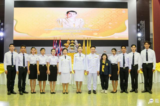 3. พิธีถวายราชสดุดีเฉลิมพระเกียรติ ถวายพระพรชัยมงคล ถวายสัตย์ปฏิญาณเพื่อเป็นข้าราชการที่ดีและพลังของแผ่นดิน ประจำปีการศึกษา ๒๕๖๖