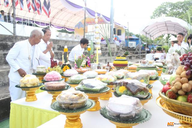 2. พิธีบวงสรวงเทพเทวา และพิธีเจริญพระพุทธมนต์ ในงานแข่งเรือประเพณีจังหวัดกำแพงเพชร ประจำปี ๒๕๖๗