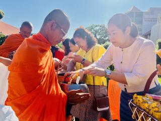 99. พิธีทำบุญตักบาตร  "วันคล้ายวันสถาปนา" มหาวิทยาลัยราชภัฏกำแพงเพชร