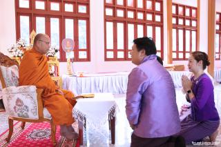 พิธีมอบเกียรติบัตรให้กับนักเรียนชุมนุมนาฏศิลป์ศูนย์จริยศึกษา สธ กำแพงเพชร รุ่นที่ ๒๔