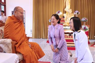 พิธีบำเพ็ญกุศลทำบุญใส่บาตร "วันอนุรักษ์มรดกไทย" เพื่อถวายเป็นพระราชกุศล และพิธีถวายพระพรชัยมงคล แด่สมเด็จพระกนิษฐาธิราชเจ้ากรมสมเด็จพระเทพรัตนราชสุดา ฯ สยามบรมราชกุมารี