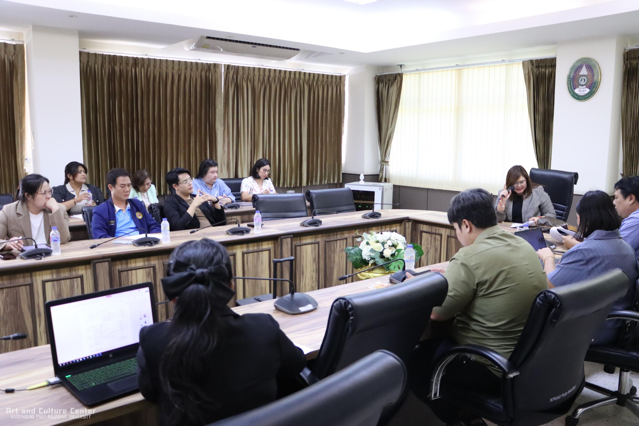 7. การประชุมการจัดทำโครงการอนุรักษ์สืบสานศิลปวัฒนธรรม ภูมิปัญญาและอัตลักษณ์ชุมชนท้องถิ่นจังหวัดกำแพงเพชร ประจำปีงบประมาณ พ.ศ.๒๕๖๙