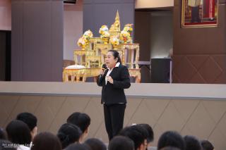 4. การอบรมมารยาทไทย ในกิจกรรมปฐมนิเทศนักศึกษาใหม่ ประจำปีการศึกษา ๒๕๖๘