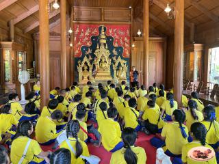 8. ต้อนรับคณะครูและนักเรียนโรงเรียนธรรมรัตน์