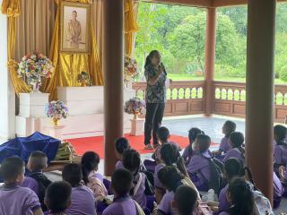 1. พิพิธภัณฑสถานจังหวัดกำแพงเพชร เฉลิมพระเกียรติได้ให้ความร่วมมือกับโรงเรียนสาธิตฯจัดกิจกรรมเรียนรู้นอกสถานที่ หน่วยบูรณาการแหล่งเรียนรู้ในท้องถิ่น เรื่องกล้วย ให้กับนักเรียนชั้นประถมศึกษาปีที่ 3-4