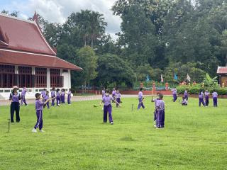 160. พิพิธภัณฑสถานจังหวัดกำแพงเพชร เฉลิมพระเกียรติได้ให้ความร่วมมือกับโรงเรียนสาธิตฯจัดกิจกรรมเรียนรู้นอกสถานที่ หน่วยบูรณาการแหล่งเรียนรู้ในท้องถิ่น เรื่องกล้วย ให้กับนักเรียนชั้นประถมศึกษาปีที่ 3-4