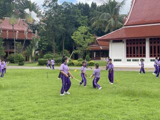 165. พิพิธภัณฑสถานจังหวัดกำแพงเพชร เฉลิมพระเกียรติได้ให้ความร่วมมือกับโรงเรียนสาธิตฯจัดกิจกรรมเรียนรู้นอกสถานที่ หน่วยบูรณาการแหล่งเรียนรู้ในท้องถิ่น เรื่องกล้วย ให้กับนักเรียนชั้นประถมศึกษาปีที่ 3-4