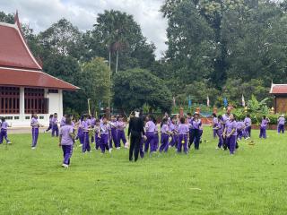 178. พิพิธภัณฑสถานจังหวัดกำแพงเพชร เฉลิมพระเกียรติได้ให้ความร่วมมือกับโรงเรียนสาธิตฯจัดกิจกรรมเรียนรู้นอกสถานที่ หน่วยบูรณาการแหล่งเรียนรู้ในท้องถิ่น เรื่องกล้วย ให้กับนักเรียนชั้นประถมศึกษาปีที่ 3-4