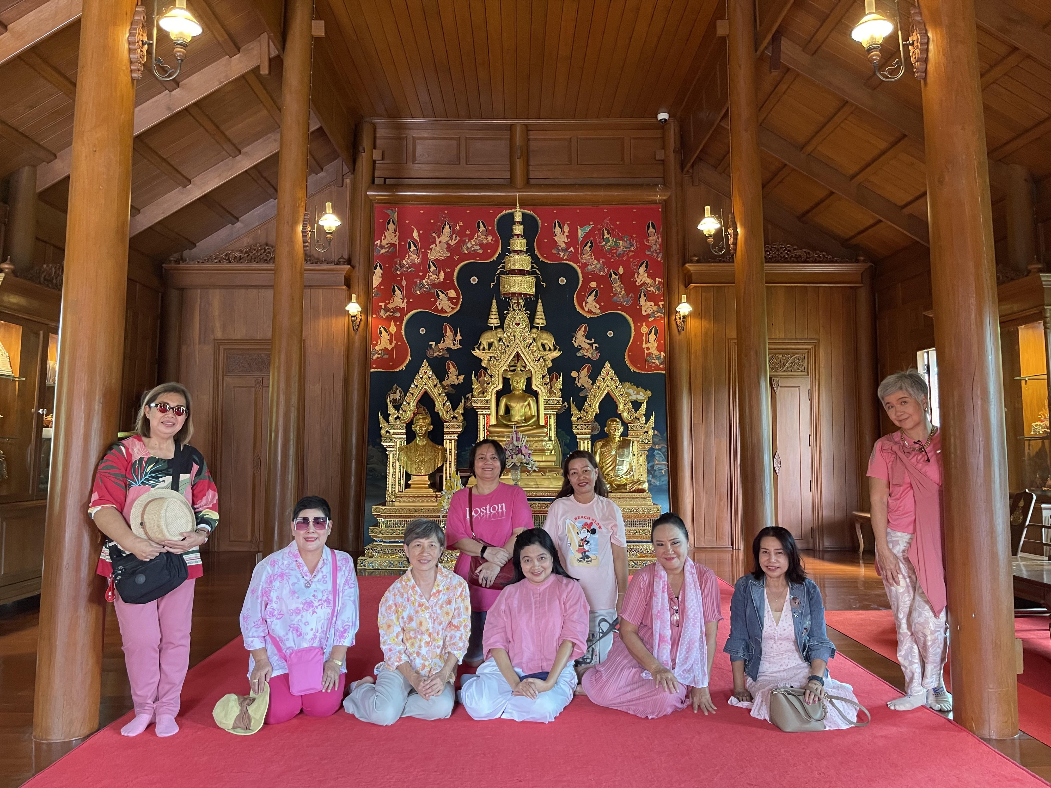 พิพิธภัณฑสถานจังหวัดกำแพงเพชร เฉลิมพระเกียรติ สำนักศิลปะและวัฒนธรรม มหาวิทยาลัยราชภัฏกำแพงเพชร ต้อนรับคณะนักท่องเที่ยว ที่เข้ามาเข้าชมพื้นที่